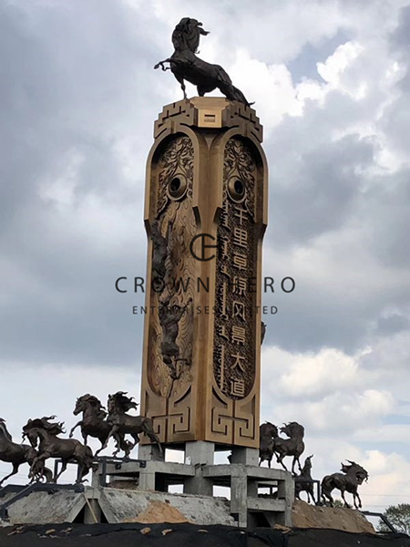內蒙古旅遊區雕像