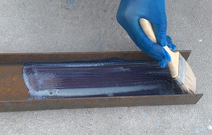 新永聯牌水性鐵鏽轉化劑-清潔乾燥，使用水性鐵銹轉化劑