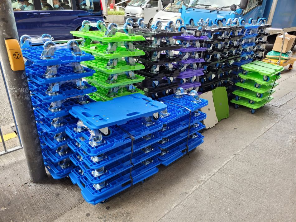 藍色膠板車歡迎批發零售尺寸齊全-廚房專用塑膠板車組合膠板車板車香港板車批發1