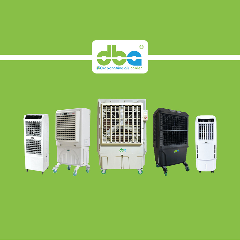 DBA設計及開發出⼀系列獨家環保冷風機及商業抽濕機現場相片