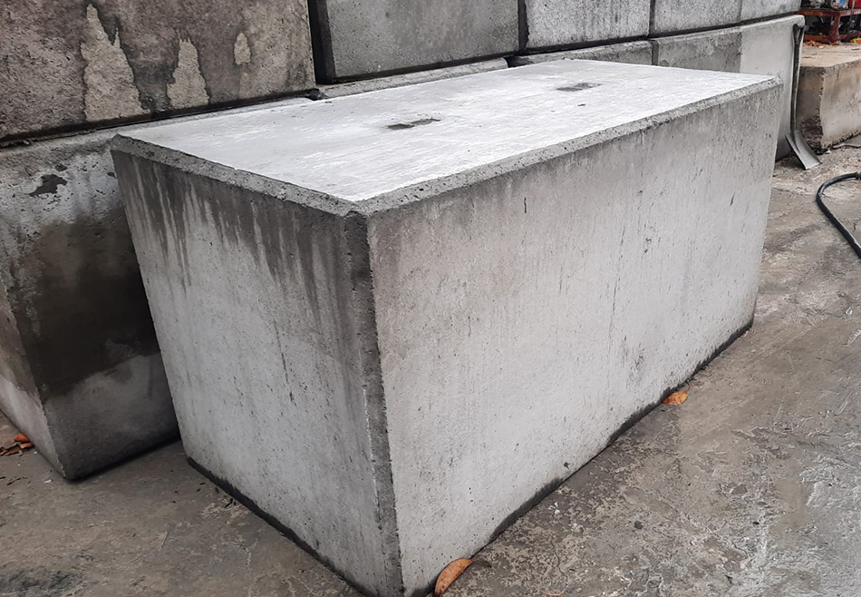 挖泥機臨時支撐底座大型預製石屎磚-Concrete-Pillars-Base-for-Excavator-可訂造尺寸