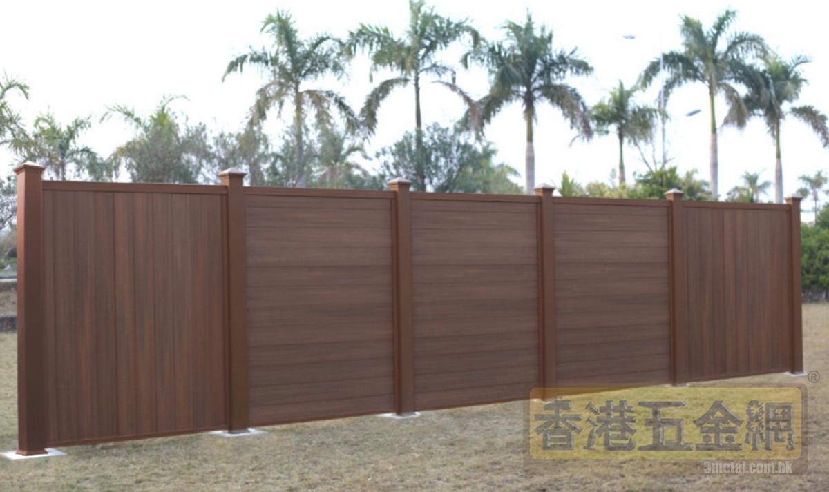 全面耐候性塑木圍欄柵欄