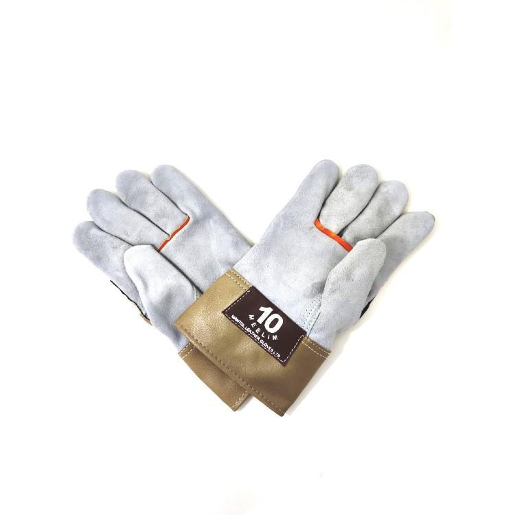 Meelim美廉牌牛皮手套-採用頂級牛皮製造-優質軟皮-耐磨耐用-燒焊牛皮手套-勞工手套-隔熱耐熱手套-工程手套-工業耐高溫手套