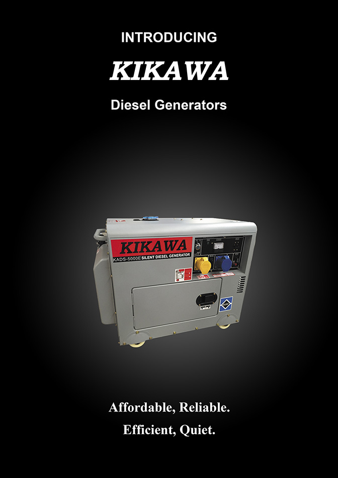 Kikawa Diesel or Gasoline Generators／木川柴油、電油發電機／小型發電機／便攜式發電機／應急發電機／家用發電機／後備發電機