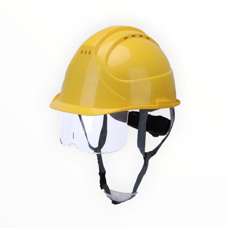 J-Star安全帽帶護目鏡片-適合大風大塵環境使用-Safety-Helmet-護目安全帽-地盤帽